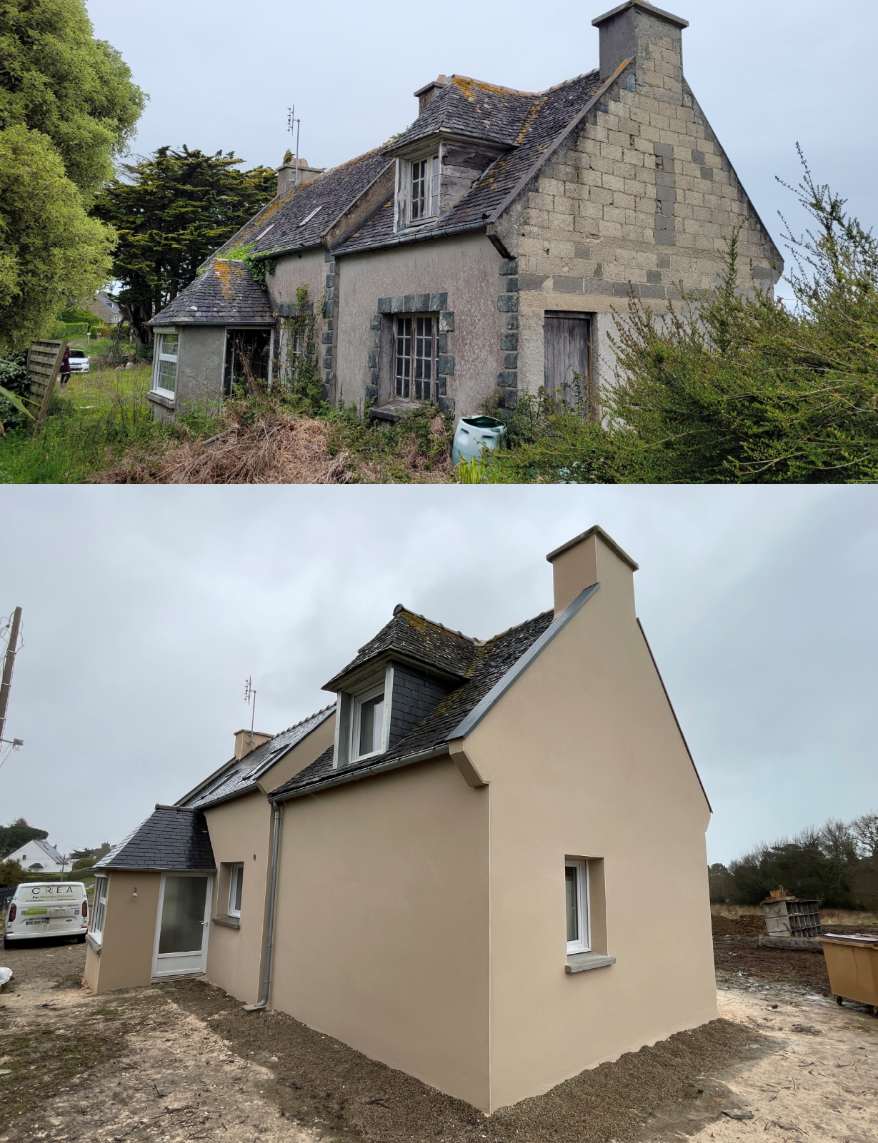 Rénovation sur Plestin-Les Grèves - Bretagne